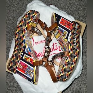 Christian Louboutin Tarot Collection Wedges